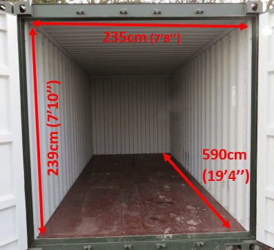 20 foot Storage Containers in Haverhill